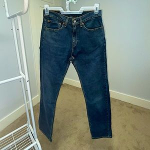 LEVIS MENS 505 BLUE JEANS